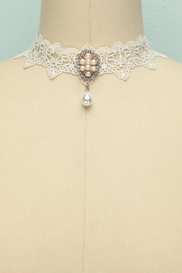 Retro Lace Choker - ZAPAKA